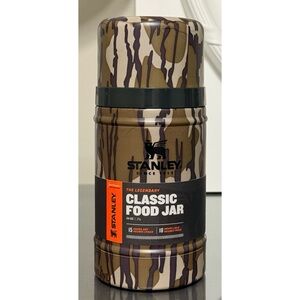 STANLEY Classic Legendary 24oz Food Jar, MOSSY OAK BOTTOMLAND CAMOUFLAGE